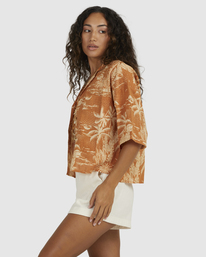 4 Dream Days Short Sleeve Shirt Yellow UBJWT00165 Billabong