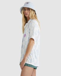 3 Skegss Flame - Chemise manches courtes pour Femme Blanc UBJWT00172 Billabong