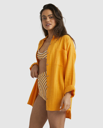 4 Sun Days - Long Sleeve Shirt for Women Orange UBJWT00179 Billabong