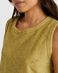 3 Tiki Babe Tank Yellow UBJWT00192 Billabong