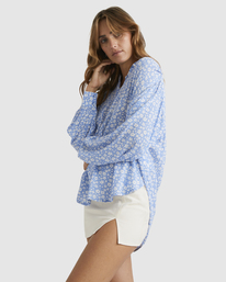 1 Holiday La Mer Shirt Blue UBJWT00202 Billabong