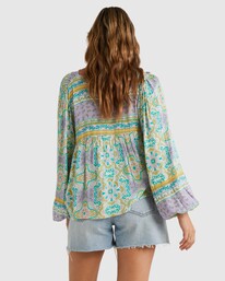 2 Summerside Blouse White UBJWT00214 Billabong