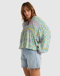 1 Summerside Blouse White UBJWT00214 Billabong