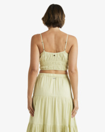 2 Petal Top Green UBJWT00234 Billabong
