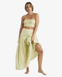 4 Petal Top Green UBJWT00234 Billabong