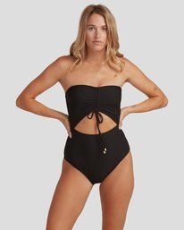 1 Tanlines Bandeau One Piece Black UBJX100113 Billabong