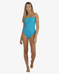 5 Summer High Bandeau One-Piece Swimsuit Blue UBJX100197 Billabong