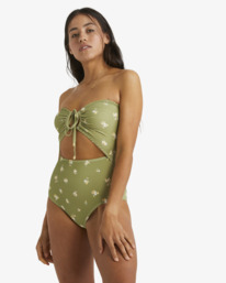 2 Free Fallin Drew One Piece Green UBJX100220 Billabong
