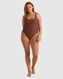 4 Tanlines Tanker One Piece Brown UBJX100224 Billabong