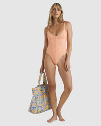 4 Terry Rib Viva One Piece Pink UBJX100250 Billabong