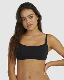 1 Sol Searcher Mia D/DD Bralette Bikini Top Black UBJX300165 Billabong