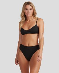 2 Summer High V Bralette Bikini Top Brown UBJX300169 Billabong