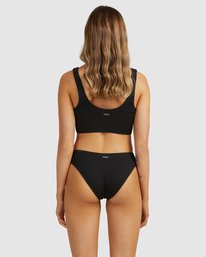 4 Summer High Crop Bikini Top Black UBJX300209 Billabong