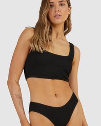 5 Summer High Crop Bikini Top Black UBJX300209 Billabong