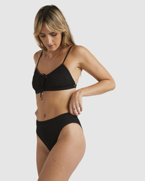3 Summer High Coco Bralette Bikini Top Black UBJX300240 Billabong