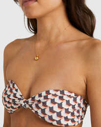4 Step Away Lola Bandeau Bikini Top Black UBJX300436 Billabong