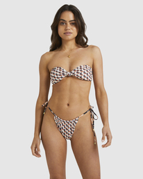 1 Step Away Lola Bandeau Bikini Top Black UBJX300436 Billabong