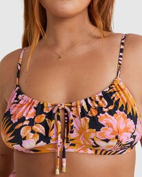 4 Copacabana Coco Bralette Bikini Top Black UBJX300443 Billabong