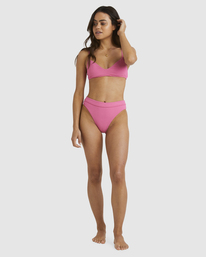4 Sunrays V Bralette Bikini Top Pink UBJX300458 Billabong