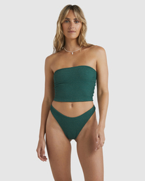 1 Summer High Bandeau Tank Bikini Top Green UBJX300477 Billabong
