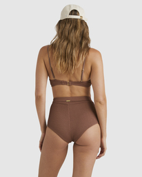 2 Summer High V Bralette Bikini Top Brown UBJX300482 Billabong
