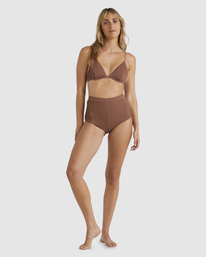 4 Summer High Reese Underwire Bikini Top Brown UBJX300483 Billabong