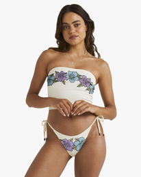 2 Aloha 73 Bandeau Tank Bikini Top Beige UBJX300496 Billabong