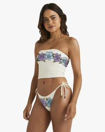 3 Aloha 73 Bandeau Tank Bikini Top Beige UBJX300496 Billabong