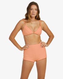 Terry Rib Charlie - Triangle Bikini Top for Women  UBJX300539