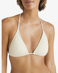 3 Summer High Remi Tri Bikini Top Beige UBJX300600 Billabong