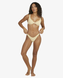 4 Wave Check Hike Bikini Bottom Yellow UBJX400355 Billabong