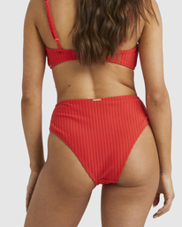 4 Terry Rib Hi Maui Bikini Bottom Orange UBJX400392 Billabong