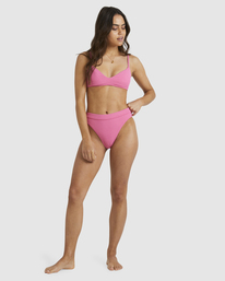 5 Sunrays Maui Rider Bikini Bottom Pink UBJX400420 Billabong