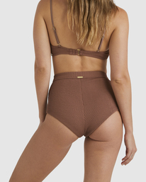 3 Summer High Avalon Bikini Bottom Brown UBJX400437 Billabong