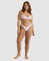 6 Sunkissed Hike Bikini Bottom Red UBJX400439 Billabong