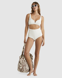 6 Sunrays Avalon Bikini Bottom White UBJX400451 Billabong