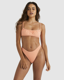 1 Terry Rib Skimpy Hike Bikini Bottom Pink UBJX400475 Billabong