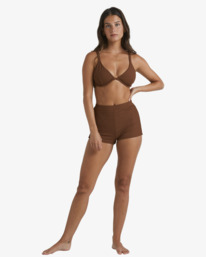 11 Sunrays Palma Short Bikini Bottoms Brown UBJX400481 Billabong