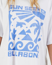 4 Sun Seeker Oversized T-Shirt White UBJZT00254 Billabong