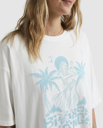 3 Tiki Oversized T-Shirt White UBJZT00283 Billabong
