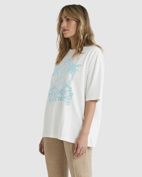 1 Tiki Oversized T-Shirt White UBJZT00283 Billabong
