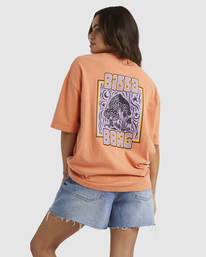 2 Surf Revolution - Oversized T-shirt voor Dames Orange UBJZT00307 Billabong