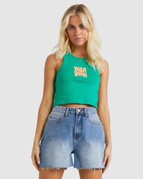 0 Jaded Tank Top Green UBJZT00320 Billabong