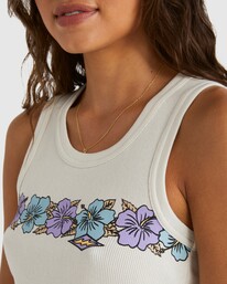 3 Hibiscus Holiday Tank Beige UBJZT00349 Billabong