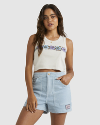 0 Hibiscus Holiday Tank Beige UBJZT00349 Billabong