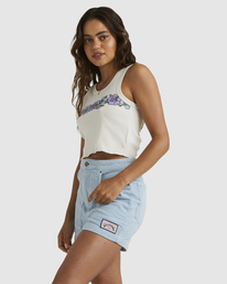 1 Hibiscus Holiday Tank Beige UBJZT00349 Billabong