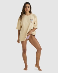 4 Land Of The Third Eye T-Shirt Beige UBJZT00354 Billabong
