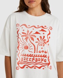 4 Coco Palm T-Shirt White UBJZT00357 Billabong