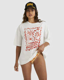 1 Coco Palm T-Shirt White UBJZT00357 Billabong