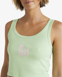 3 Dreamy Sunshine Crop Tank Green UBJZT00391 Billabong